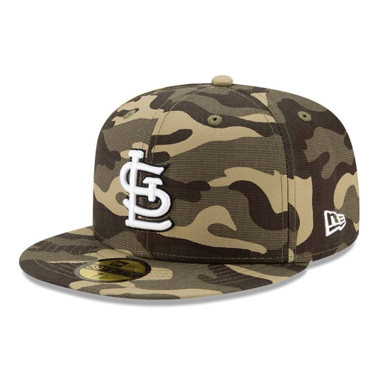 Gorras New Era Mlb Camuflados - St Louis Cardinals MLB Armed Forces 59FIFTY 97064DELZ